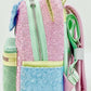 Loungefly Pastel Sequin Mini Backpack Disney Minnie Mouse Bag Left Side