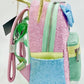 Loungefly Pastel Sequin Mini Backpack Disney Minnie Mouse Bag Right Side
