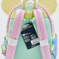 Loungefly Pastel Sequin Mini Backpack Disney Minnie Mouse Bag Straps