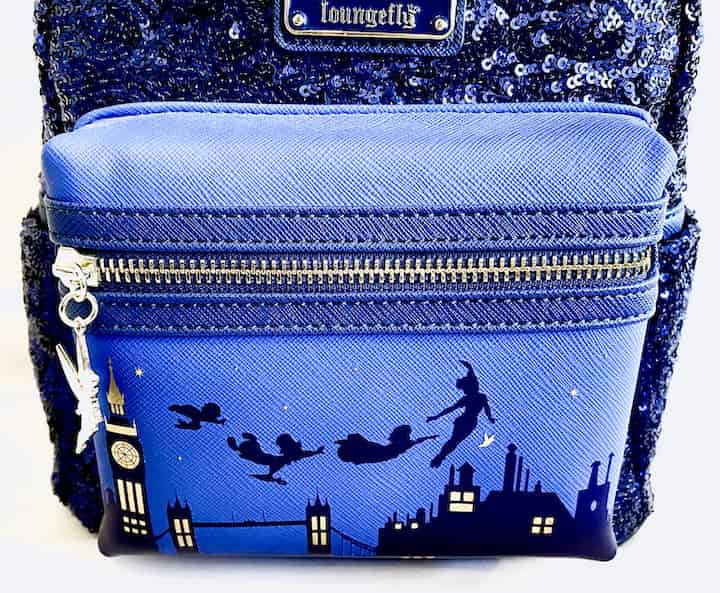 Loungefly Peter Pan MMMA Mini Backpack Minnie Mouse Main Attraction New With Tags Front Pocket
