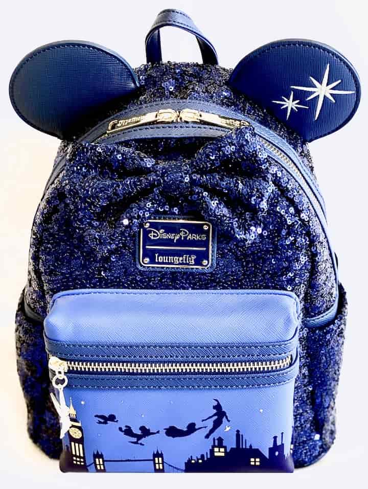 Loungefly Peter Pan MMMA Mini Backpack Minnie Mouse Main Attraction New With Tags Front