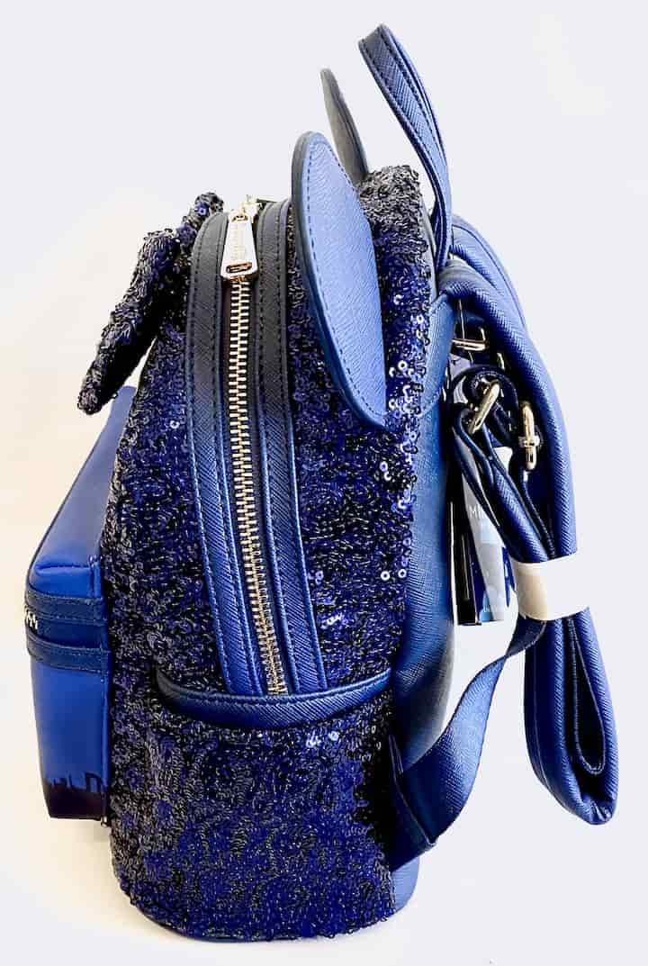 Loungefly Peter Pan MMMA Mini Backpack Minnie Mouse Main Attraction New With Tags Left Side
