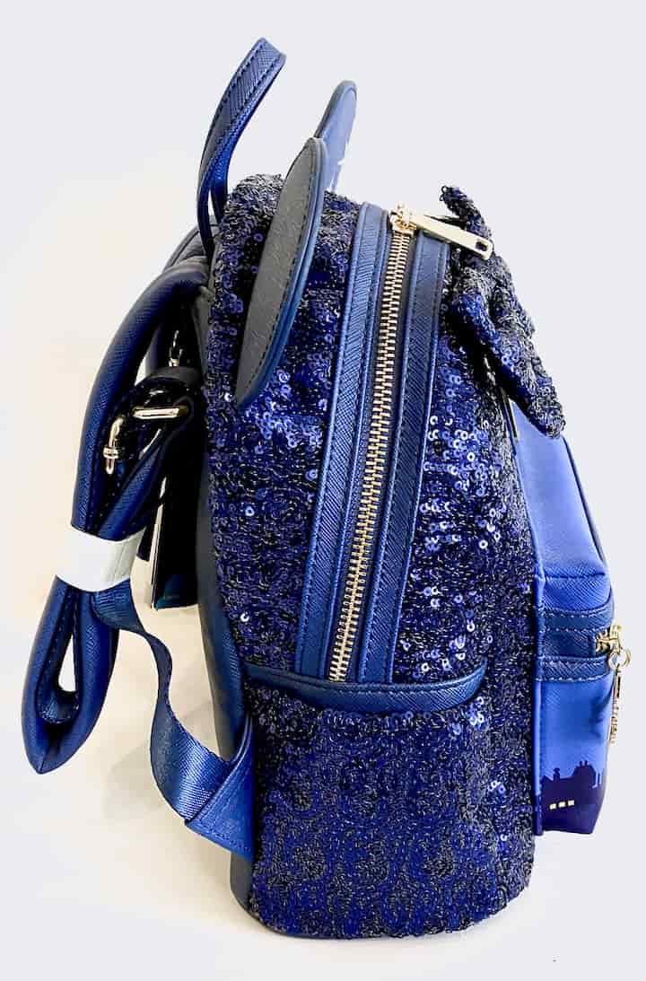 Loungefly Peter Pan MMMA Mini Backpack Minnie Mouse Main Attraction New With Tags Right Side