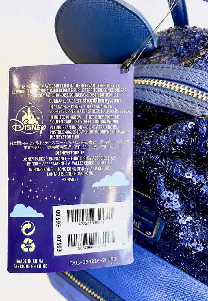 Loungefly Peter Pan MMMA Mini Backpack Minnie Mouse Main Attraction New With Tags Tag Back