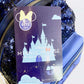 Loungefly Peter Pan MMMA Mini Backpack Minnie Mouse Main Attraction New With Tags Tag Front