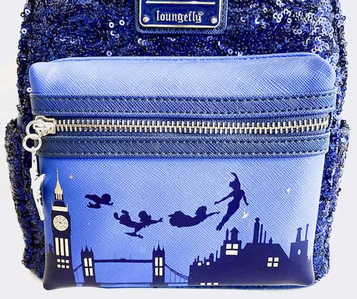 Loungefly Peter Pan MMMA Mini Backpack Minnie Mouse Main Attraction New Without Tags Front Pocket