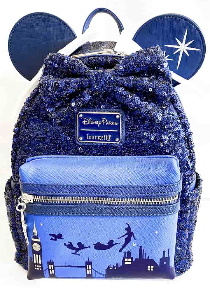 Loungefly Peter Pan MMMA Mini Backpack Minnie Mouse Main Attraction New Without Tags Front