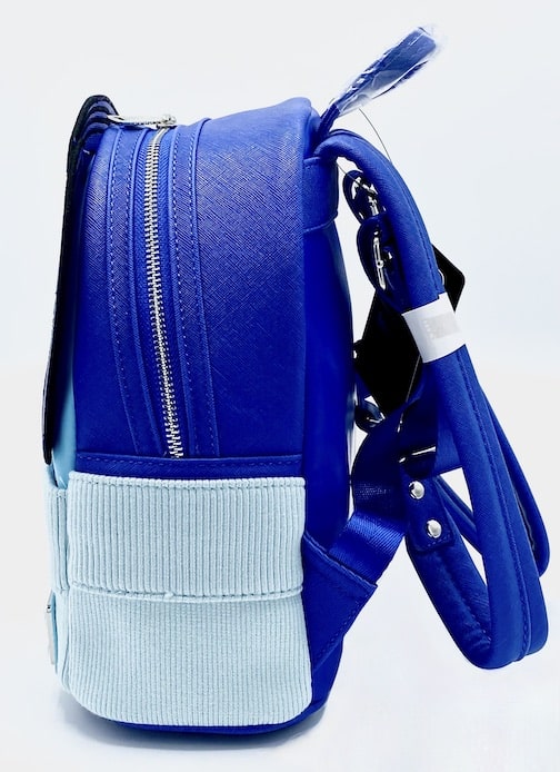 Loungefly Sadness Mini Backpack Disney Pixar Inside Out Cosplay Bag Left Side