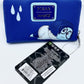 Loungefly Sadness Wallet Disney Pixar Inside Out Blue Cosplay Purse Back With Enamel Logo