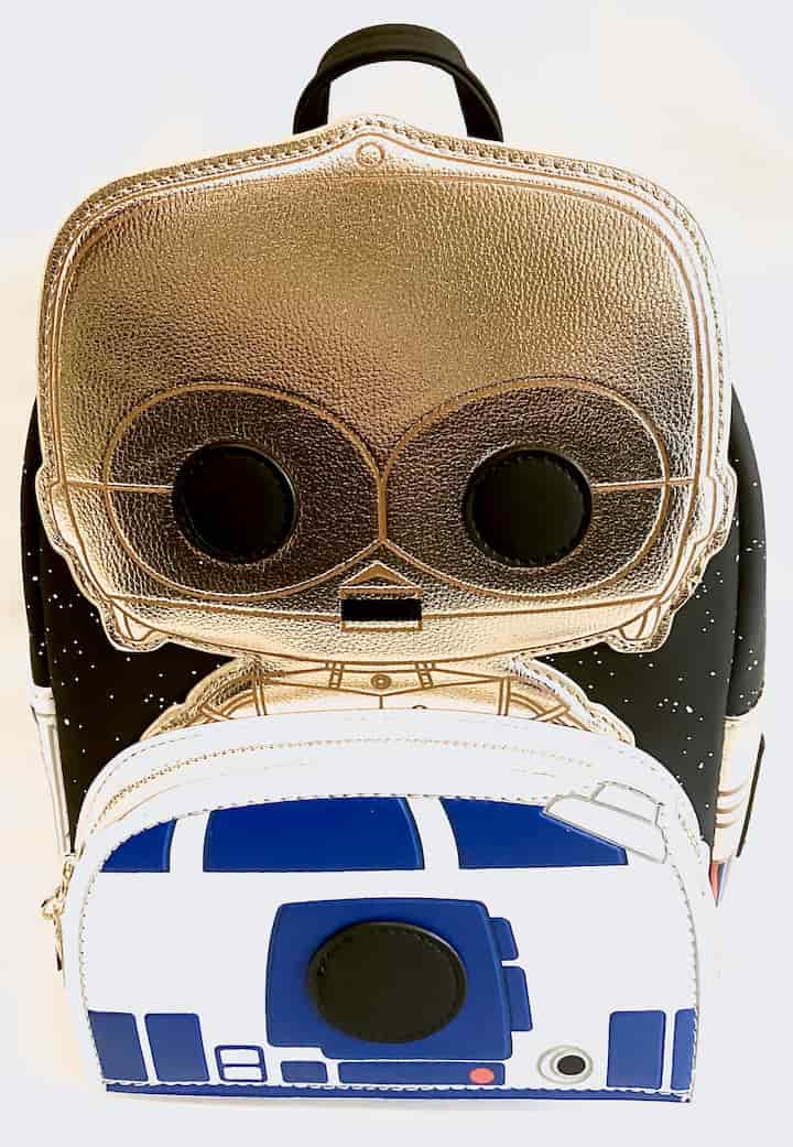 Loungefly Star Wars FunKon Mini Backpack C-3PO C3PO R2-D2 R2D2 Front
