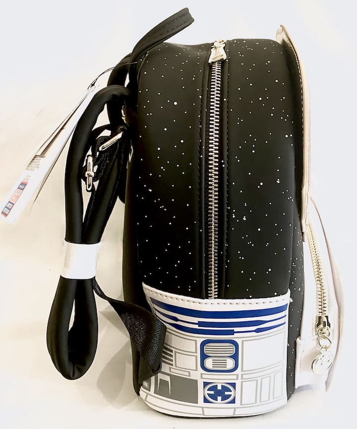 Loungefly Star Wars FunKon Mini Backpack C-3PO C3PO R2-D2 R2D2 Right Side