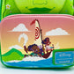 Loungefly Te Fiti Mini Backpack Disney Princess Moana Cosplay Bag Front Pocket With Moana and Maui Artwork