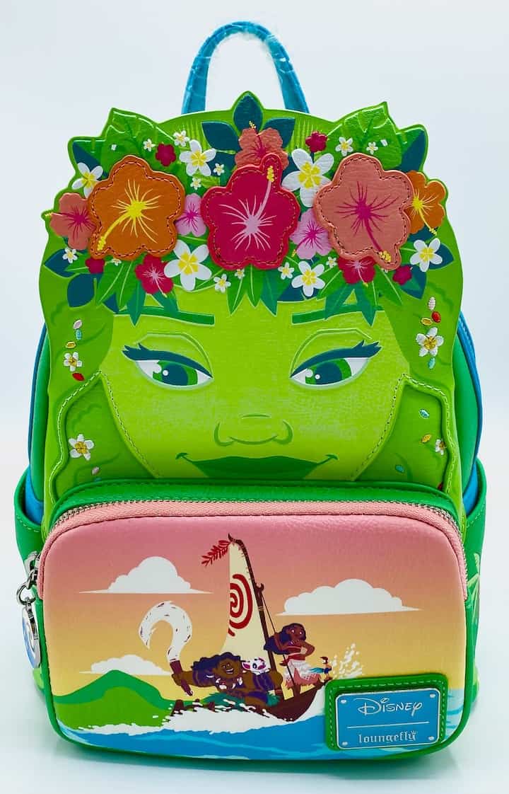 Loungefly Te Fiti Mini Backpack Disney Princess Moana Cosplay Bag Front