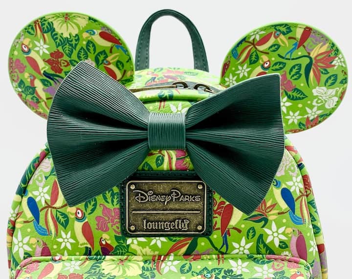 Loungefly Tiki Room MMMA Mini Backpack Minnie Mouse Main Attraction Bow