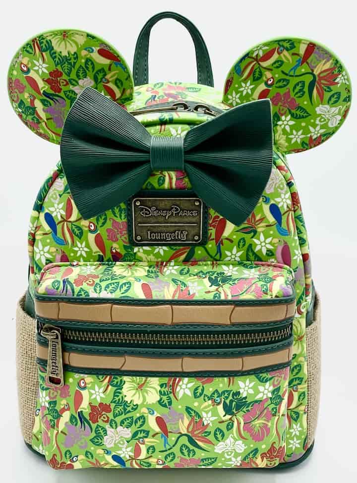 Loungefly Tiki Room MMMA Mini Backpack Minnie Mouse Main Attraction Front