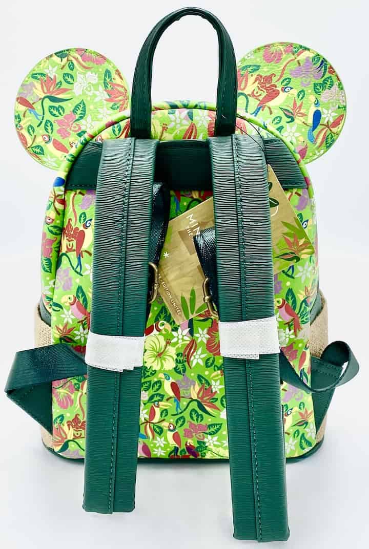 Loungefly Tiki Room MMMA Mini Backpack Minnie Mouse Main Attraction Straps