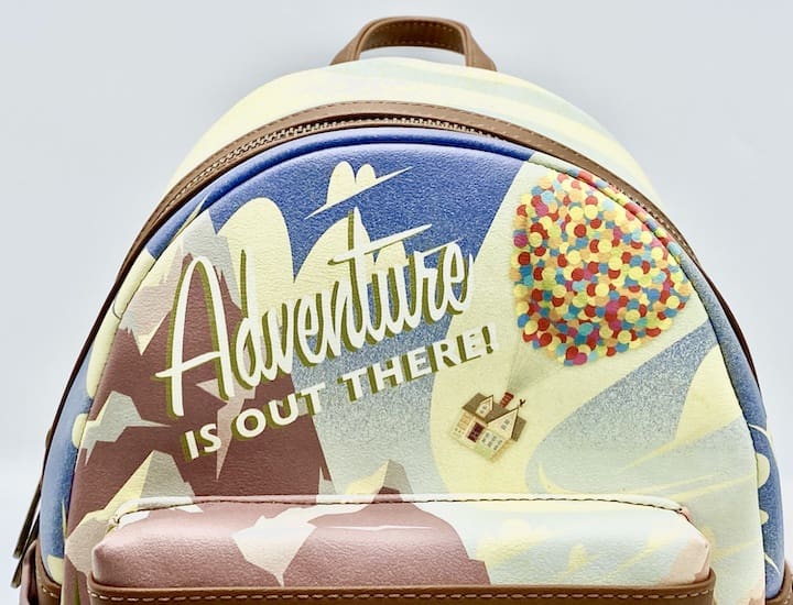 Loungefly Up Adventure Is Out There Mini Backpack Disney Pixar Bag Front Balloon Artwork
