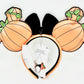 Mickey Mouse Pumpkin Ears Mick-O-Lantern Headband Loungefly Disney Back