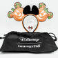 Mickey Mouse Pumpkin Ears Mick-O-Lantern Headband Loungefly Disney Front With Dust Bag