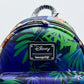 Peter Pan Scenes Mini Backpack Loungefly Disney Bag Tropical Lost Boys Front Enamel Logo