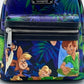 Peter Pan Scenes Mini Backpack Loungefly Disney Bag Tropical Lost Boys Front Pocket