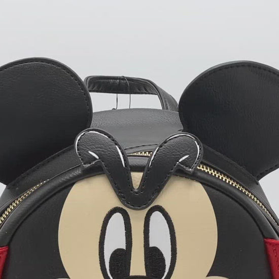 Loungefly Vampire Mickey Mouse Mini Backpack Disney Dracula Bag Video